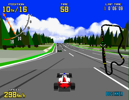 Virtua Racing screenshot 3 for Sega Mega Drive